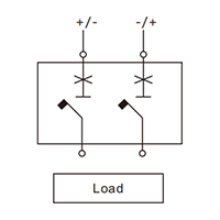 YRM3DC-320HU 2P Distribution Box