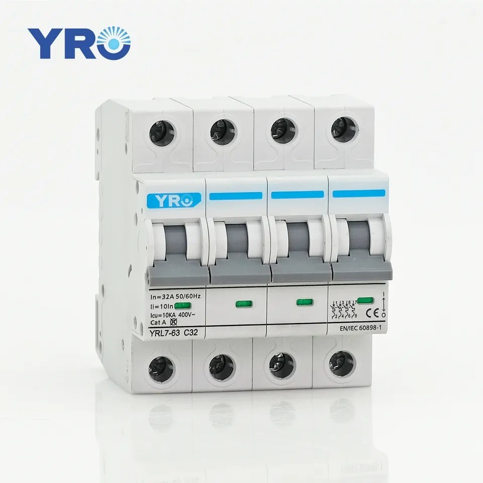 YRCB-63 AC MCB 4P 32A 400VAC
