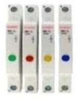 DIN RAIL INDICATOR LIGHT 9MM BLUE