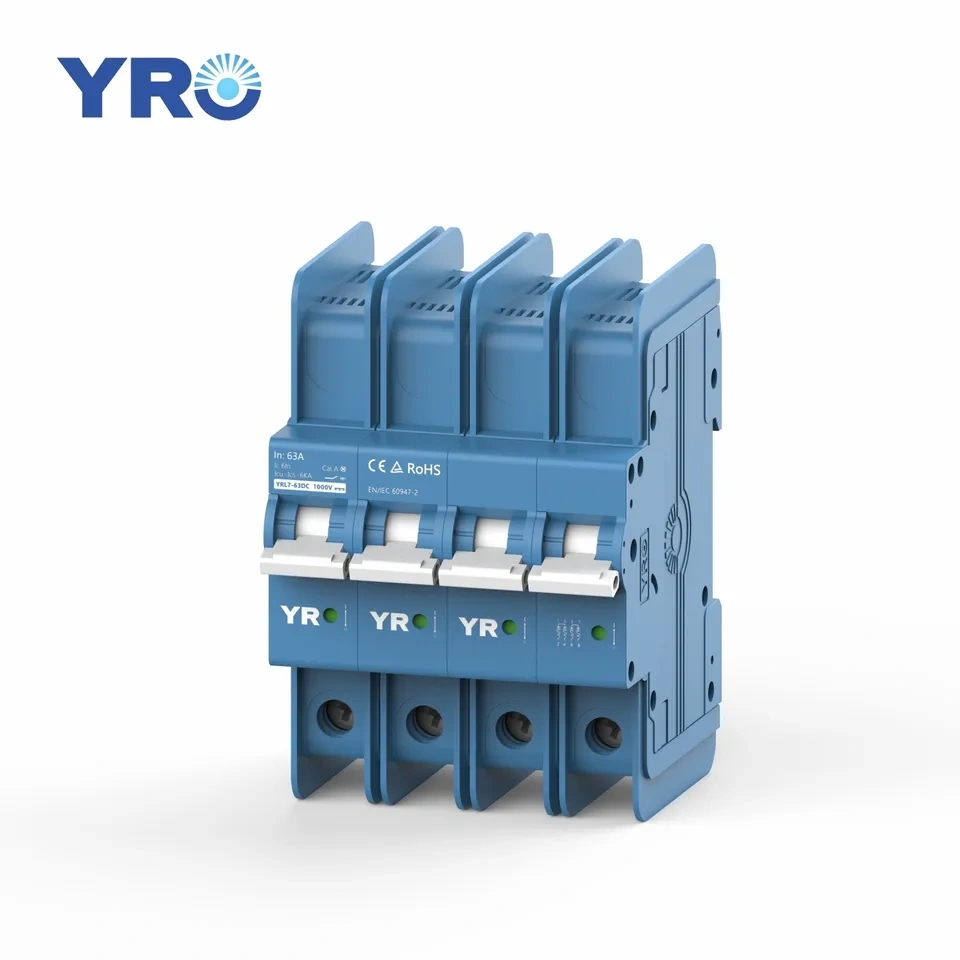 YRL7-63 DC CIRCUIT BREAKER 4P 25A 1200VDC 6KA